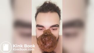 HUGE shit on FACE and NOSE martin masa scatpig EXPOSED