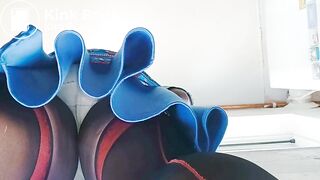 BlueGirl70 Under Skirt Tease