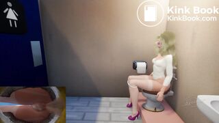 Blond Woman Diarrhea