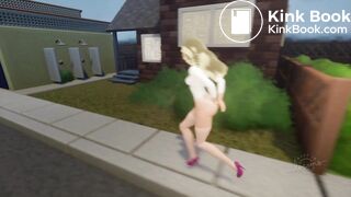 Blond Woman Diarrhea
