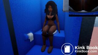 Black Woman Double Diarrhea