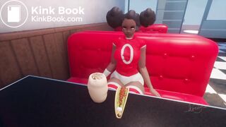 Black Sports Girl Diarrhea