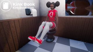 Black Sports Girl Diarrhea