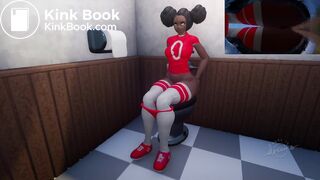 Black Sports Girl Diarrhea