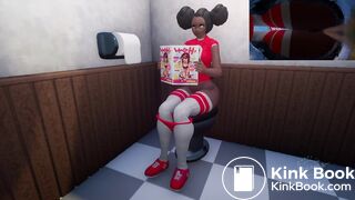 Black Sports Girl Diarrhea