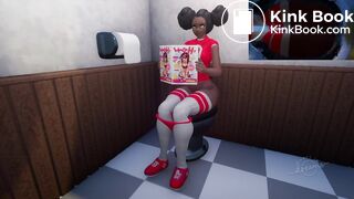 Black Sports Girl Diarrhea