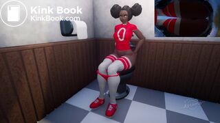 Black Sports Girl Diarrhea