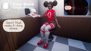 Black Sports Girl Diarrhea