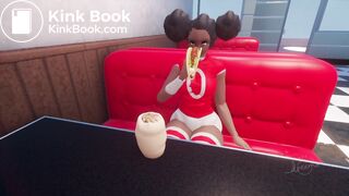 Black Sports Girl Diarrhea