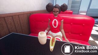 Black Sports Girl Diarrhea