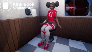 Black Sports Girl Diarrhea