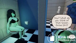 American Pie Reference Green Anime Girl Diarrhea