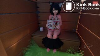 Scenes in my Conker's BFD 2 Game Farting, Diarrhea, Shitting & Pissing Females