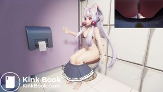 Long Hair Anime Cat Girl Major Diarrhea