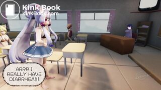 Long Hair Anime Cat Girl Major Diarrhea