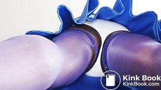 BlueGirl70 Under Blue Skirt Reveal