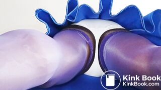 BlueGirl70 Under Blue Skirt Reveal