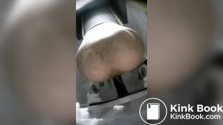 Chinese Women desperate to get her Poop out