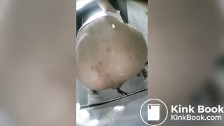 Chinese Women desperate to get her Poop out
