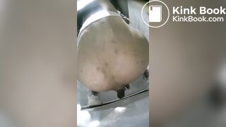 Chinese Women desperate to get her Poop out