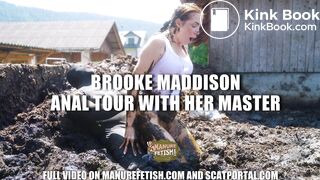 Brooke Maddison Anal Tour With Her Master In Cowshit
