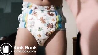 Boy pees & cums in Crinklz Aquanaut