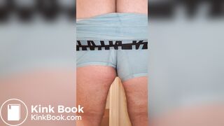 Pooping 382 - Pushed Hard Fat Dump