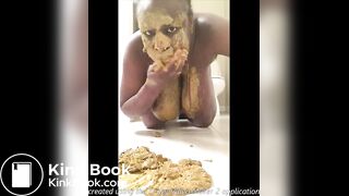 Ebony MILF Sam scat show #7