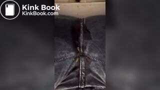 latina shits her jeans