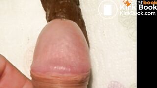 Compilation, 5 gros cacas bien durs, masturbations et éjaculations scatos