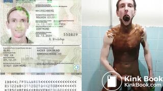 Scatfotze Rouven aus Dortmund frisst seine eigene Scheiße