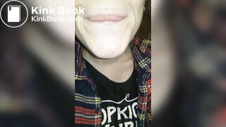 Girl's sexy long tongue 27