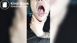 Girl's sexy long tongue 31