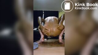 3 loads of shit for 1 disgusting faggot pig