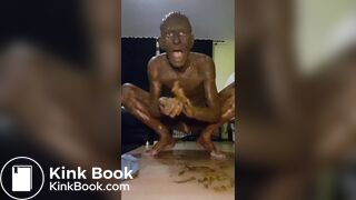 3 loads of shit for 1 disgusting faggot pig