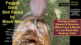 Stewart's Face Used as Toilet for Black Man He Meets in Woods