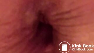 Pooping Thick Fiber-Rich Turds in Slo-Mo and Close-up