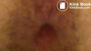 Pooping Thick Fiber-Rich Turds in Slo-Mo and Close-up