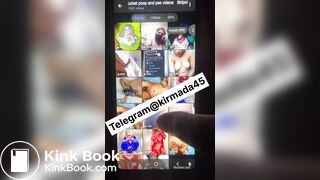 All indian poop and pee shows in my Telegram channel
