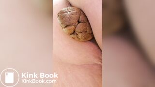 Pooping 164 - Close Up Fat Dump