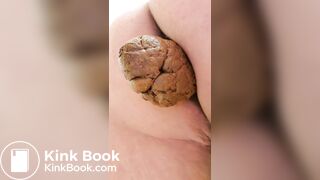Pooping 164 - Close Up Fat Dump