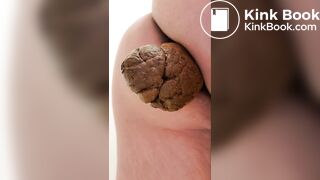 Pooping 164 - Close Up Fat Dump
