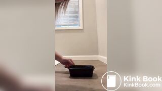 American blonde Milf dumps a huge load