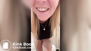 American blonde Milf dumps a huge load