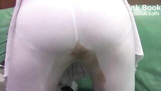 Nikki - Messing white leggings - Wetset