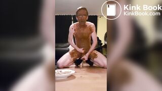 Ich Drecksau aus Dortmund hab mich mit Scheiße eingeschmiert und abgespritzt