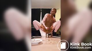 Ich Drecksau aus Dortmund hab mich mit Scheiße eingeschmiert und abgespritzt