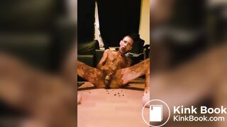 Ich Drecksau aus Dortmund schmiere mich mit Scheiße voll und hab die Fotze gestopft