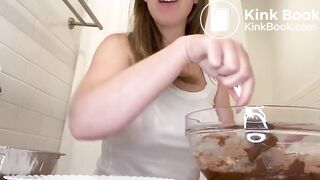 Birthday poo brownies