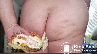 Butt Play 51 - Butt Eating Burger and Fries